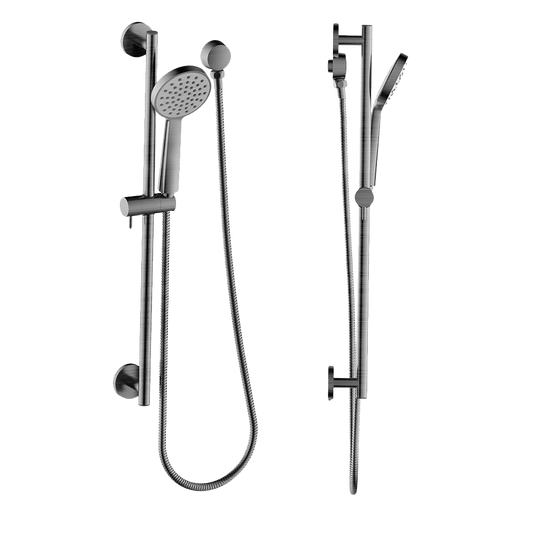 Shower on Rail - Gun Metal