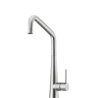 Oliveri Essente Stainless Steel Square Goose Neck Mixer Stainless Steel