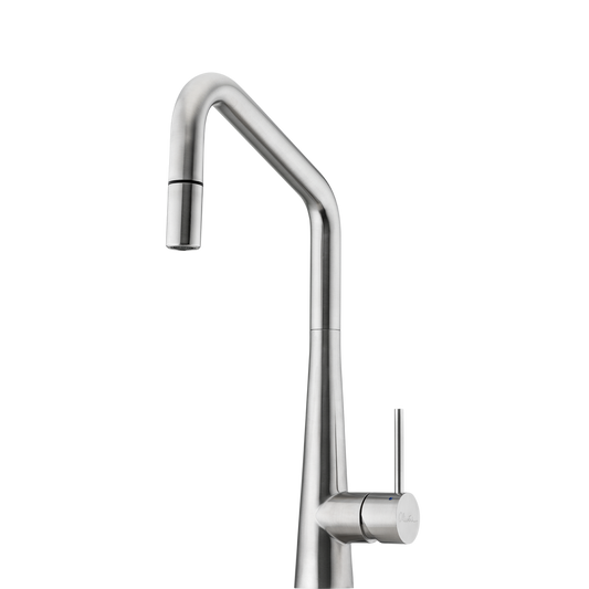 Oliveri Essente 316 Stainless Steel Square Goose Neck Pull Out Mixer Lead Free