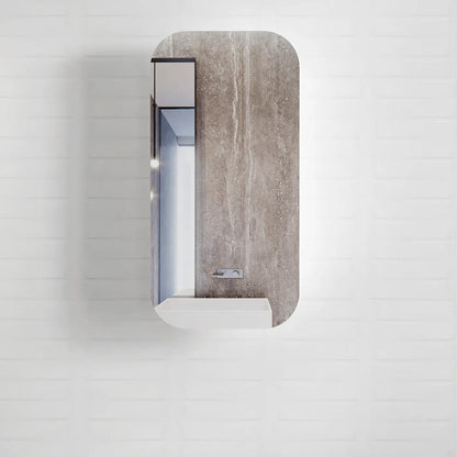 Otti Newport 900mm White Shaving Cabinet
