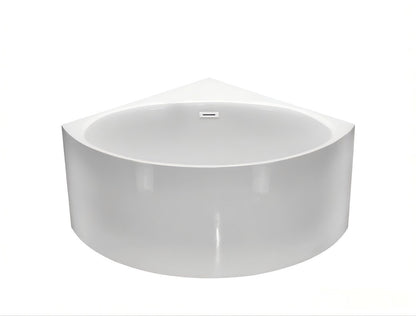 Stanford Triangle Corner Bathtub - Gloss White