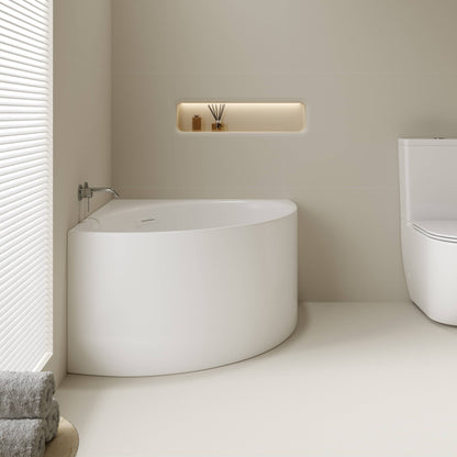 Stanford Triangle Corner Bathtub - Gloss White