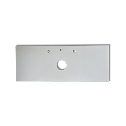 1200mm Square Corner Stone Top-Luna White/Carrara/Black