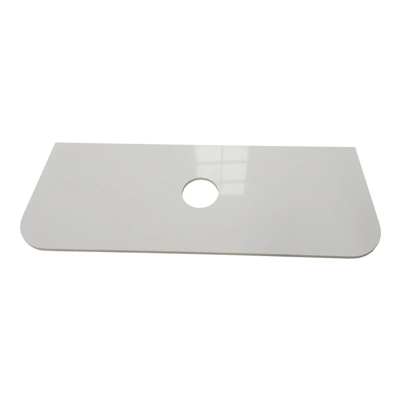 Rome 1200mm Wall-Hung Cabinet - Matt White - 1200mm / Matt White Cabinet & White Stone Top