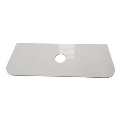 Rome 1200mm Wall-Hung Cabinet - Bur Oak - 1200mm / Bur Oak Cabinet & White Stone Top