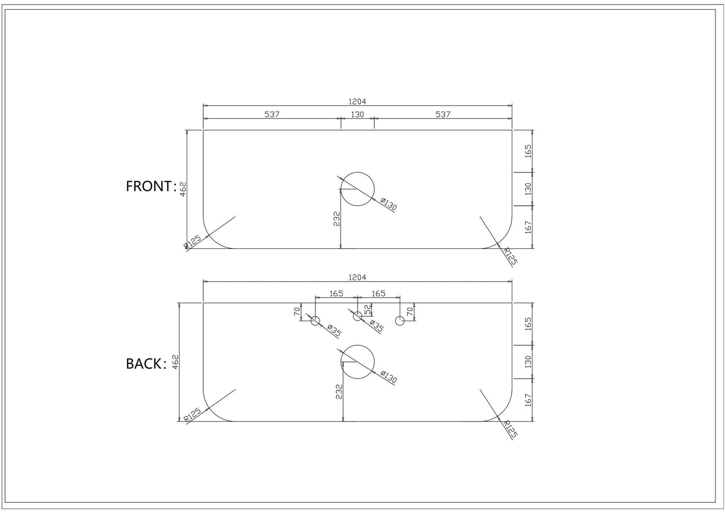 Elva 1200mm Wall-Hung Cabinet - Natural Oak