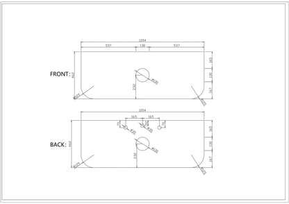 Elva 1200mm Wall-Hung Cabinet - Natural Oak