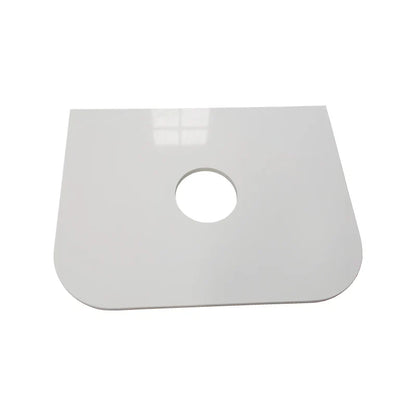 Rome 600mm Wall-Hung Cabinet - Matt Black - 600mm / Matt Black Cabinet & White Stone Top