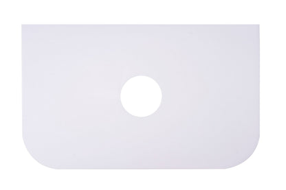 750mm Stone Top - Rounded Corner / Luna White