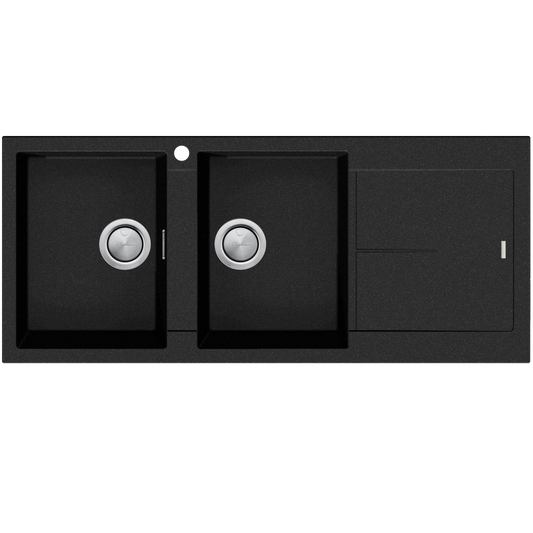 Oliveri San-Black Dbl LHB B&DR