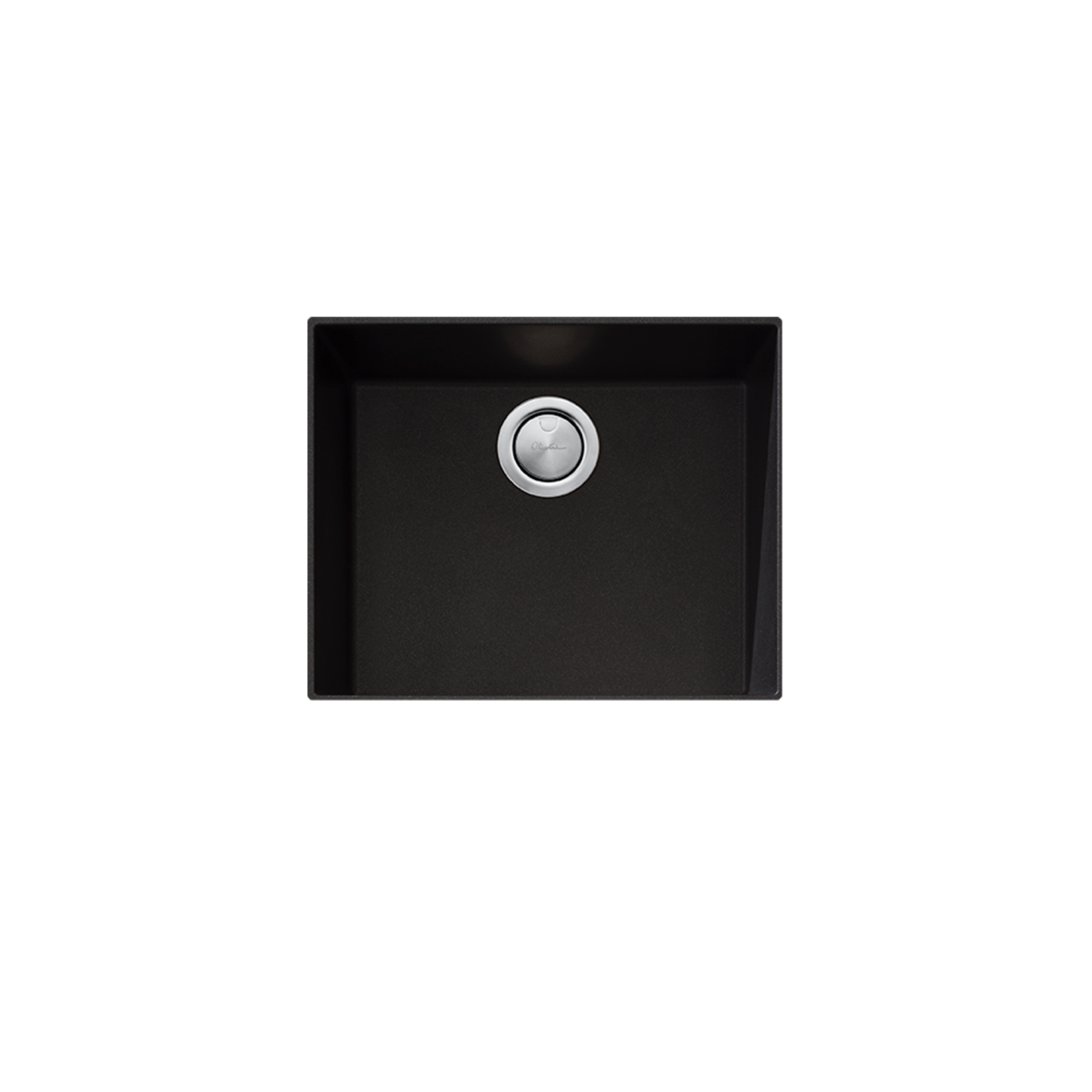 Oliveri Santorini Large Bowl Undermount Sink Black
