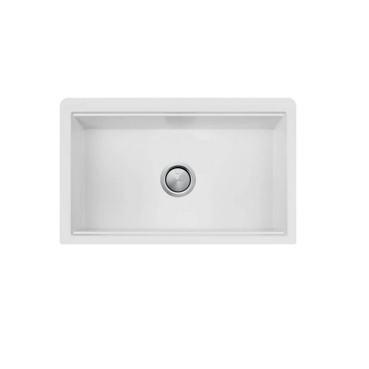 Oliveri Santorini Farmhouse Undermount Sink White