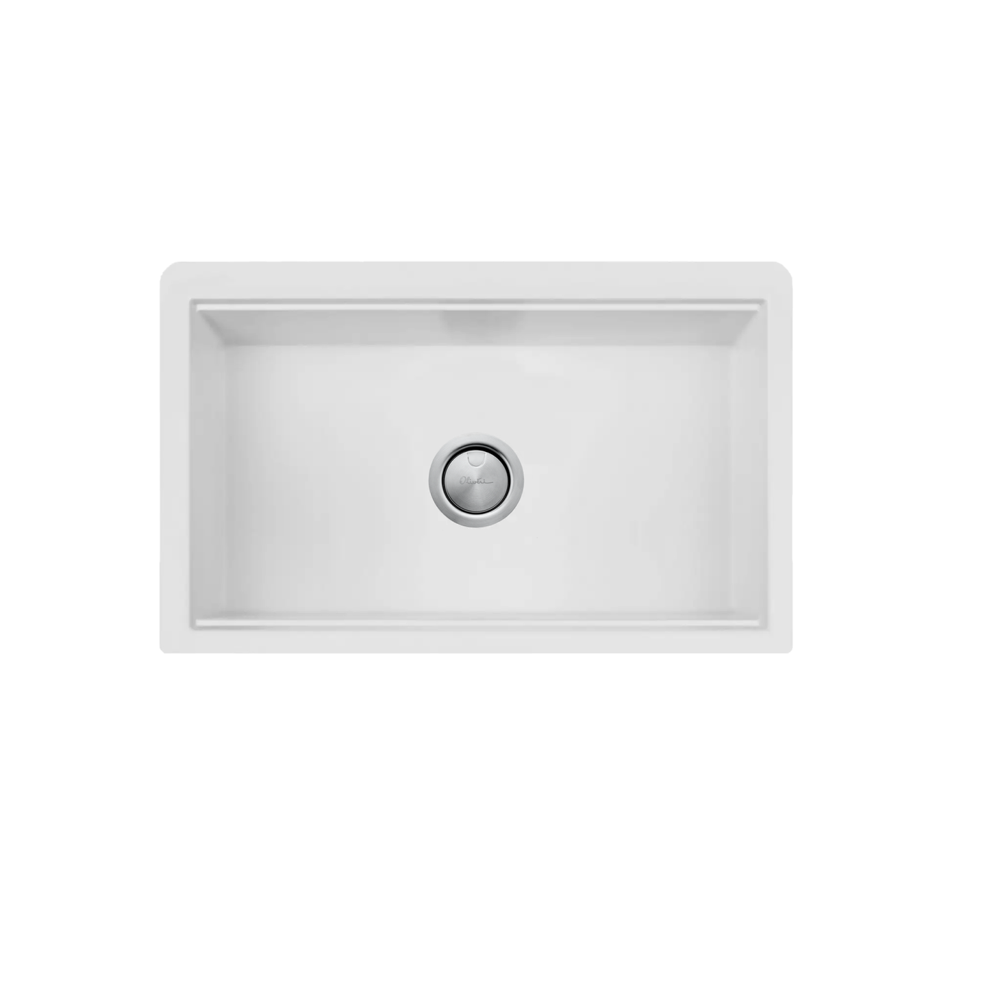 Oliveri Santorini Farmhouse Undermount Sink White