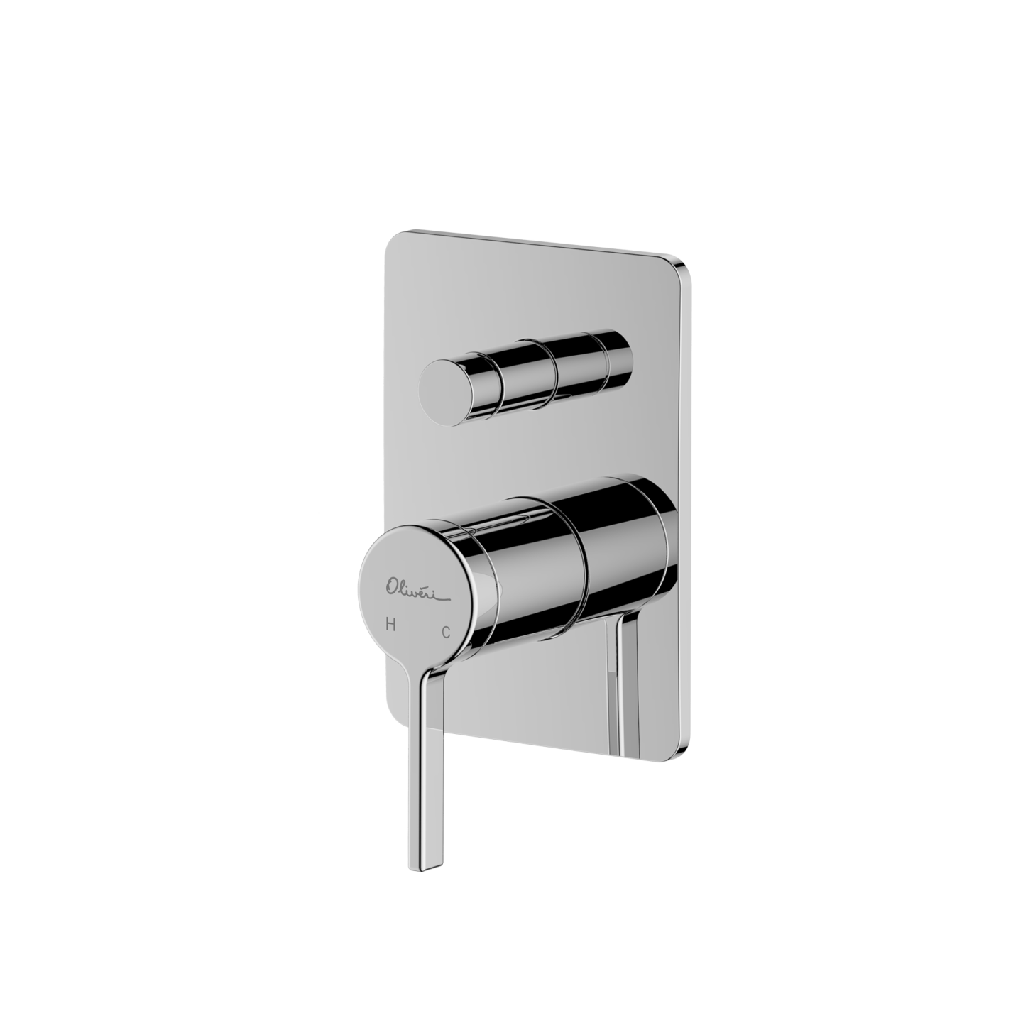 Oliveri Stockholm Wall Mixer With Diverter Chrome