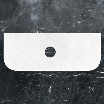 Otti Havana 1200mm Solid Surface Cloudy Carrara Top