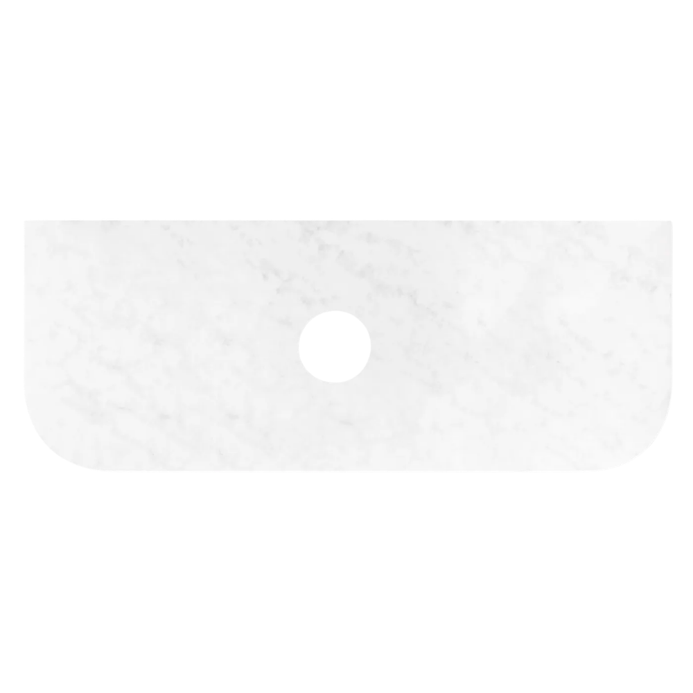 Otti Havana 1200mm Solid Surface Cloudy Carrara Top