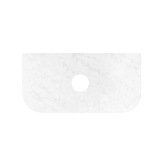 Otti Havana 900mm Solid Surface Cloudy Carrara Top