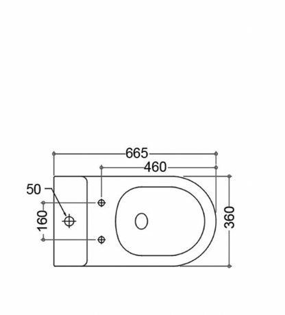 Inspire Zenitti  Tornado Back to Wall Toilet Suite