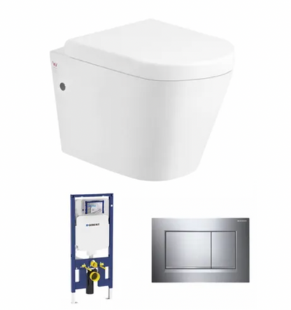 Alzano  Wall Hung Pan Geberit Inwall Cistern Set