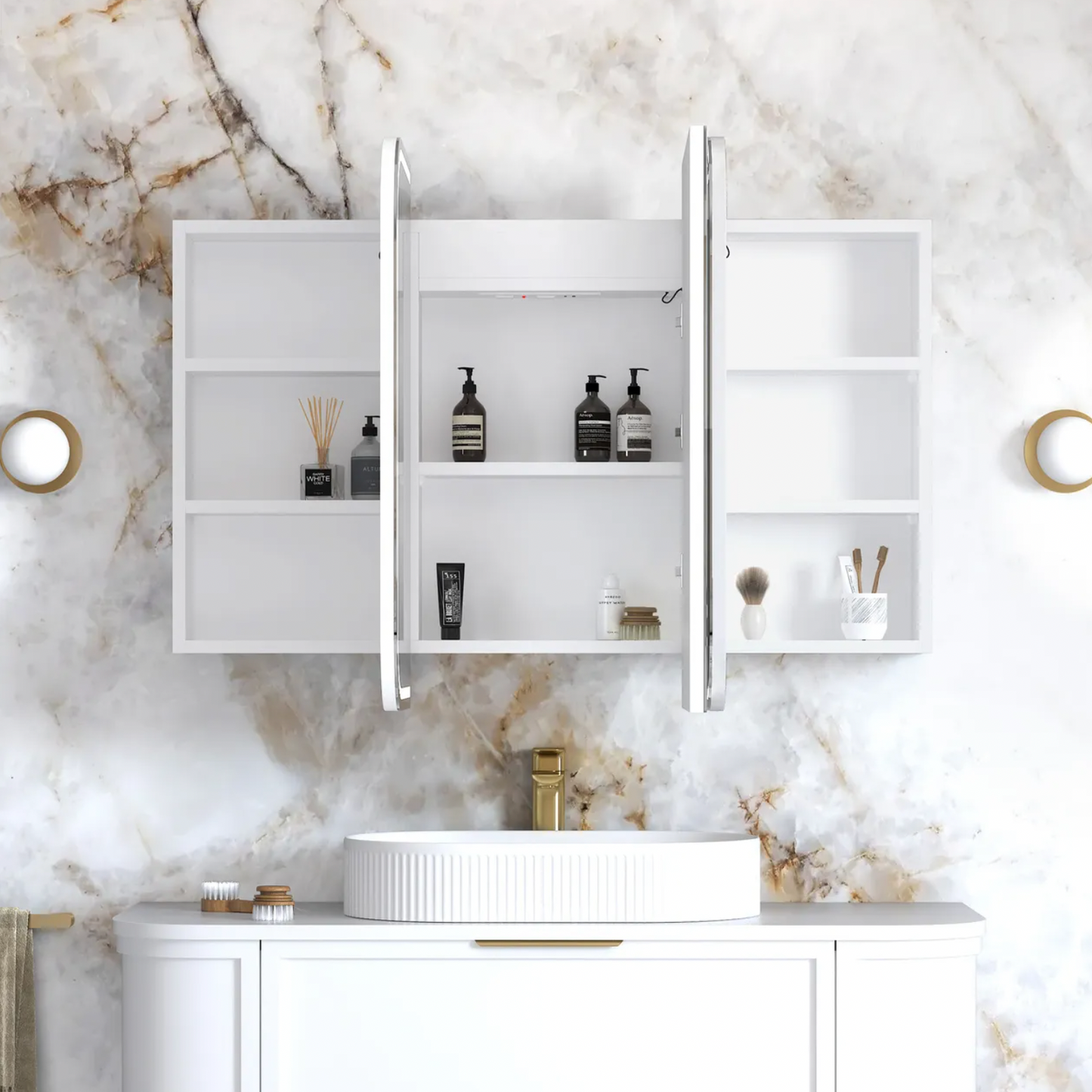 Otti Newport   LED Mirror Cabinet 1200mm