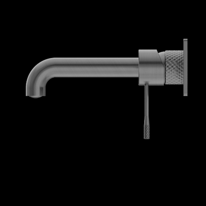 Nero Opal Wall Basin/Bath Mixer 260mm Graphite NR251907A260GR