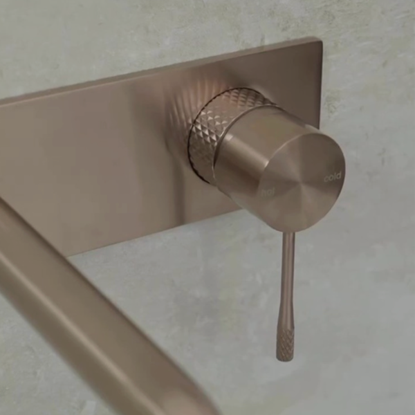 Nero Opal Wall Basin/Bath Mixer 230mm  NR251907A230BZ