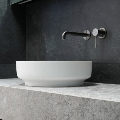 Nero Opal Wall Basin/Bath Mixer Separate Back Plate 230mm Graphite NR251907B230GR