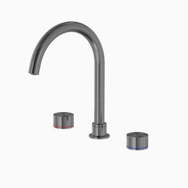 Nero Kara NR211707GM Gun Metal Kitchen Hob Set