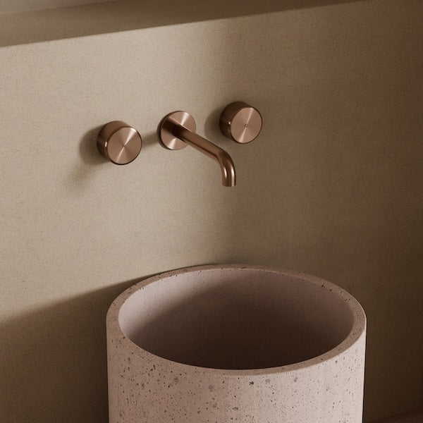 Nero Serenity 24D052BZ Wall Basin Set 220mm Spout With Metal Handle  5 Star / 5LPM