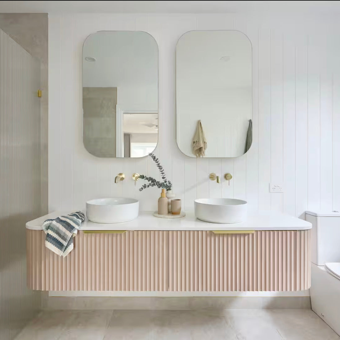 Nero Mecca Wall Mixer Set Basin/Bath Separate Backplates 185mm