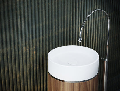 BELBAGNO TESORO FREESTANDING PEDESTAL BASIN  380MM X 850MM