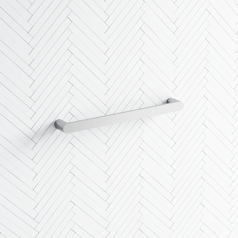630mm ThermoGroup 12V Flat Pill Single Bar Heated Towel Rail Variant Colour Available