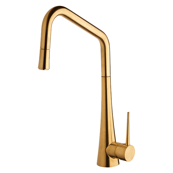 TINK-D Kitchen Mixer With Pull-Out Lead Free - Brushed Gold