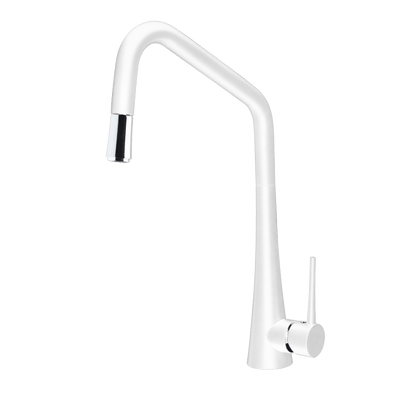 TINK-D Kitchen Mixer With Pull-Out Lead Free - White