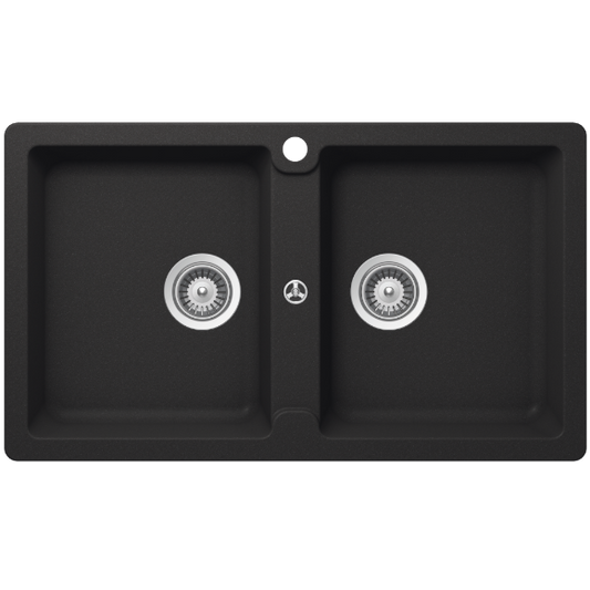 Schock Typos Double Bowl 1TH Onyx