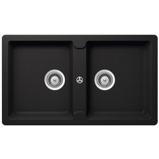 Schock Typos Double Bowl NTH Nero