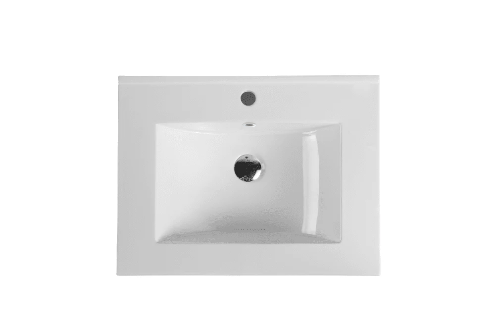 Mercio 600mm Slim Ceramic Top Vanity Basin