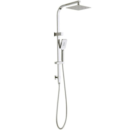 INSPIRE TARAN TWIN SHOWER ON RAIL WITH SINGLE HOSE TOP INLET 250MM