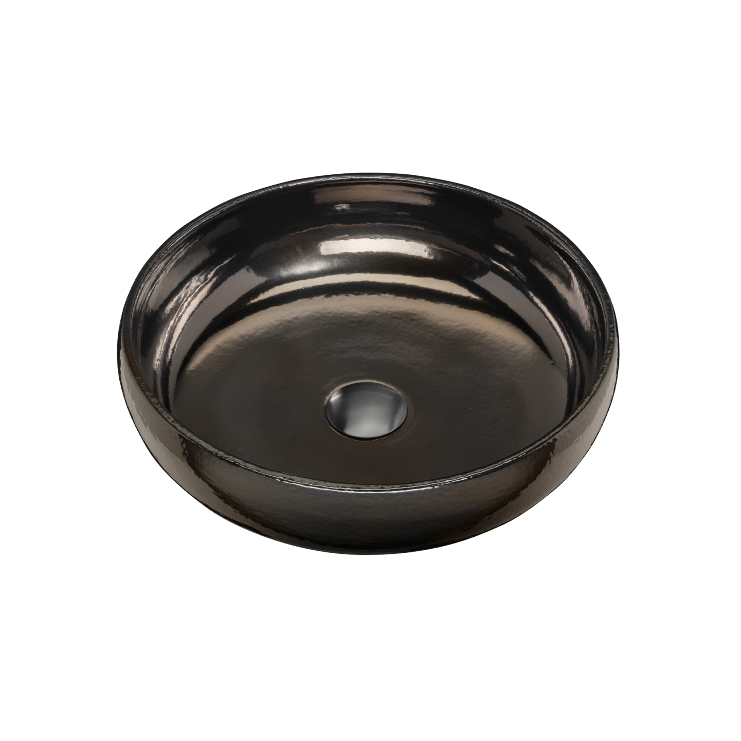 Oliveri Terzofoco Curved Counter Top Basin Brown Gold