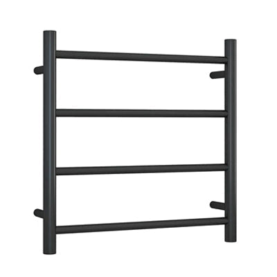Thermorail 240V Straight 550 Round Heated Towel Ladder w/White Dual Control Thermostat