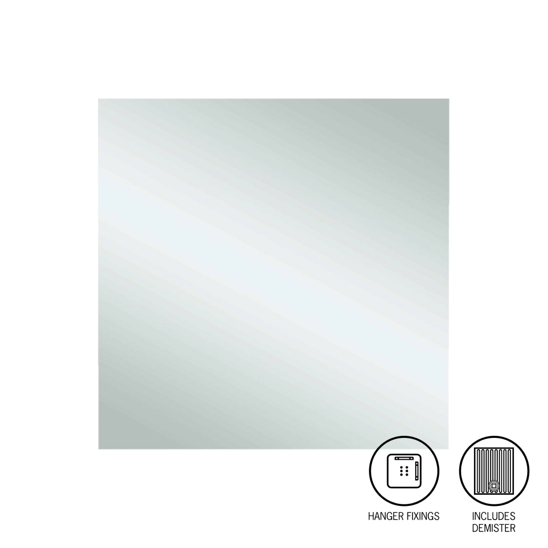 Thermogroup Jackson 750 Square Polished Edge Mirror