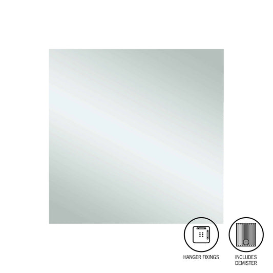 Thermogroup Jackson 750 Square Polished Edge Mirror