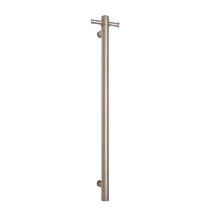 Thermorail Round 900 Non-Heated Vertical Single Towel Rail