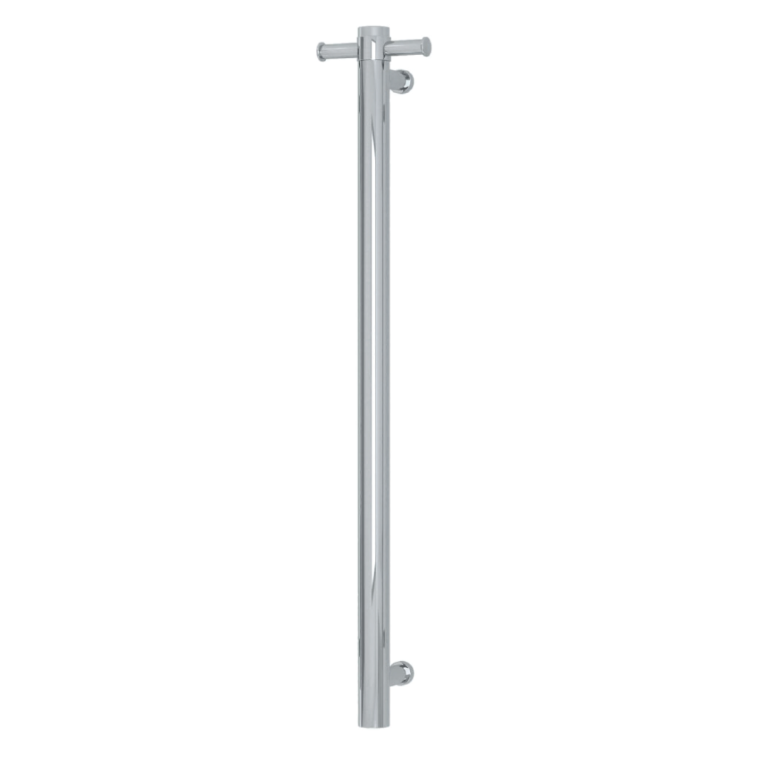 Thermorail Round 900 Non-Heated Vertical Single Towel Rail