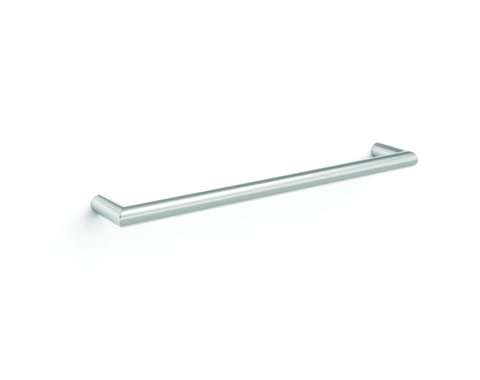 DSR6 Round Single Bar Polished Heated Towel Rail