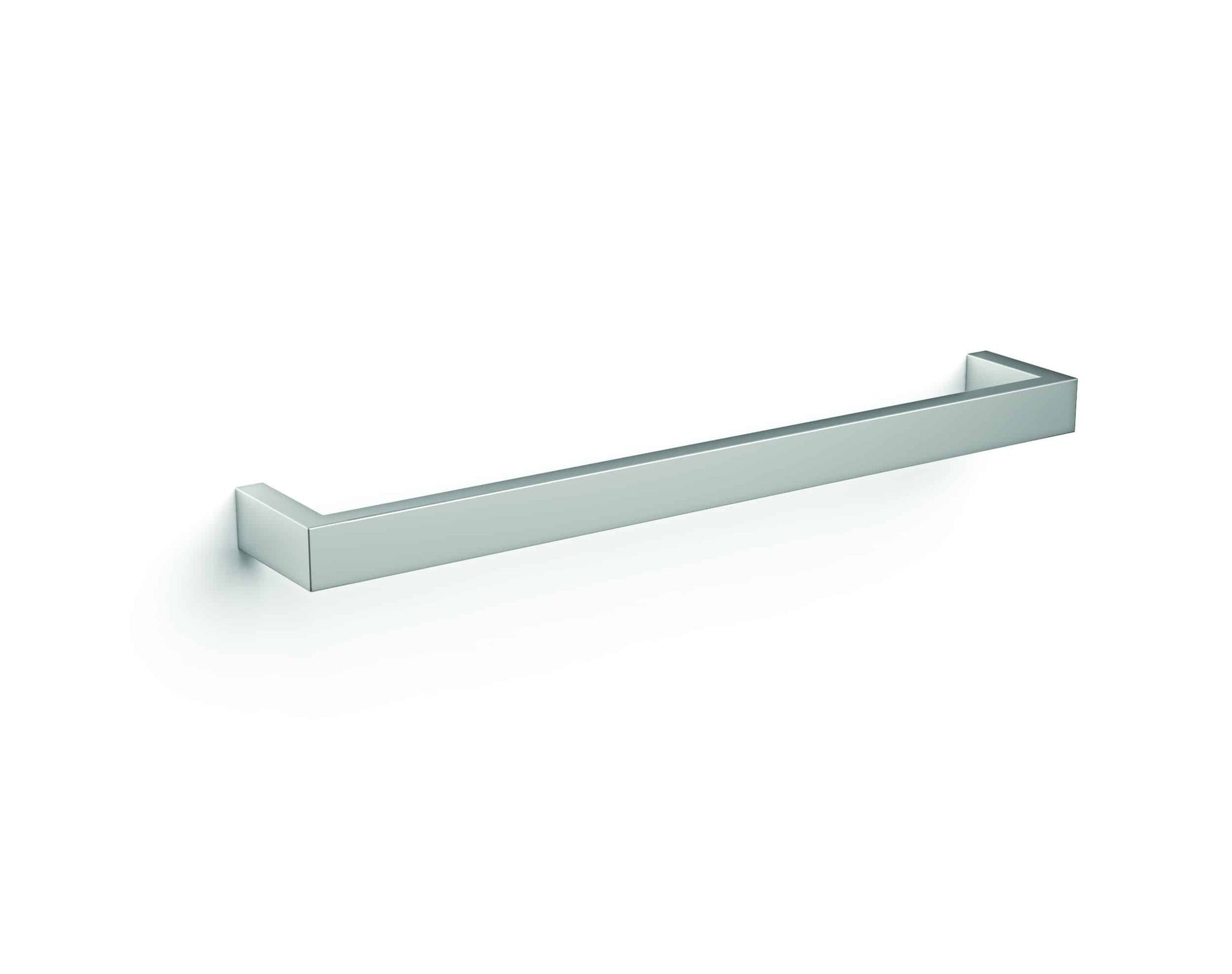 DSS4 Square Single Bar Polished Heated Towel Rail