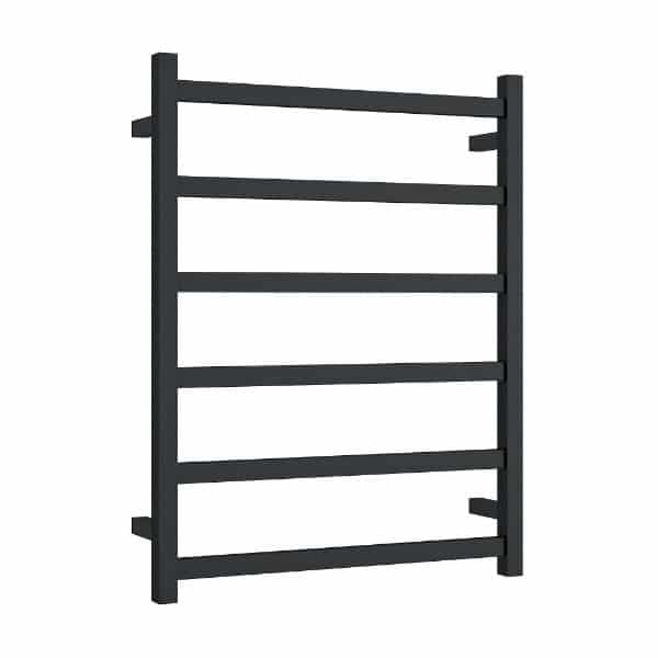 BS48MB Matt  Square Ladder Heated Towel Rail