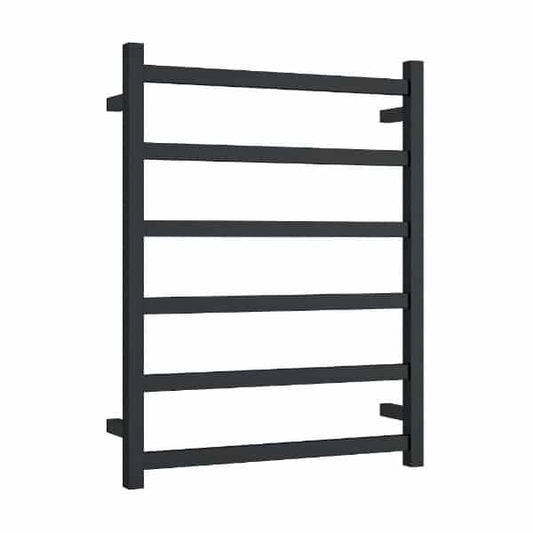 BS48MB Matt  Square Ladder Heated Towel Rail