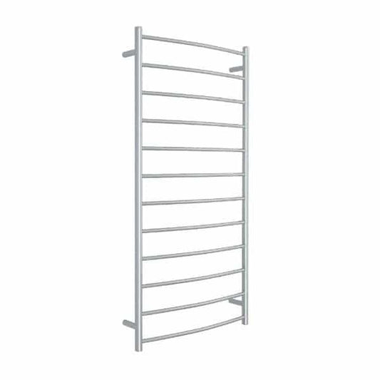 CR69M Curved Round Polished Ladder Heated Towel Rail