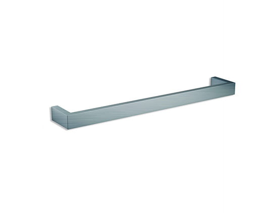 DSS6BR Brushed Square Single Bar Heated Towel Rail